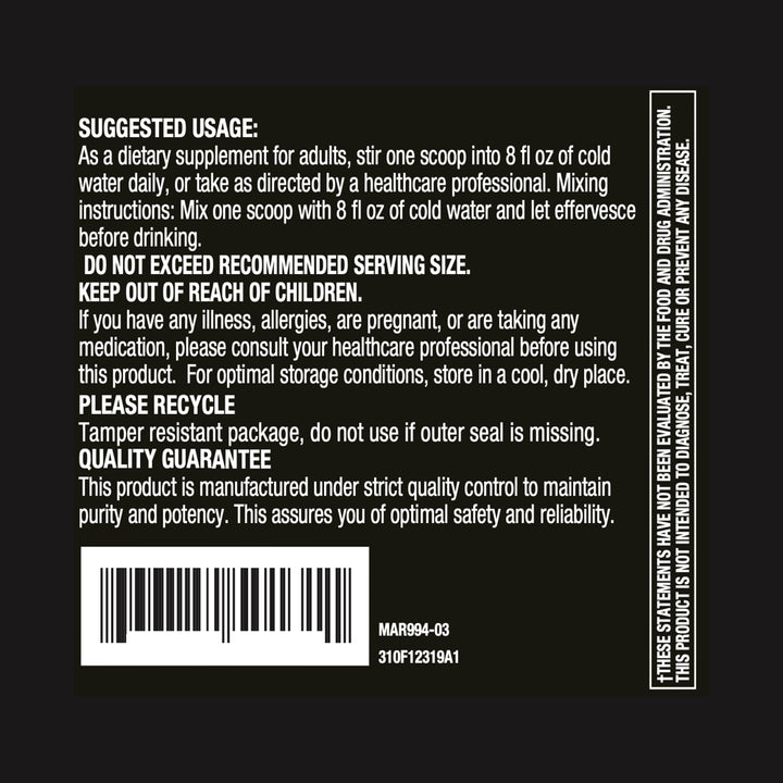 Alkalizer Powder Directions