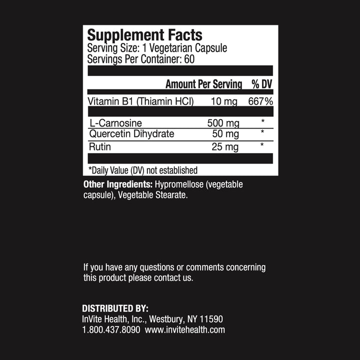 L-Carnosine Plus Hx Ingredients