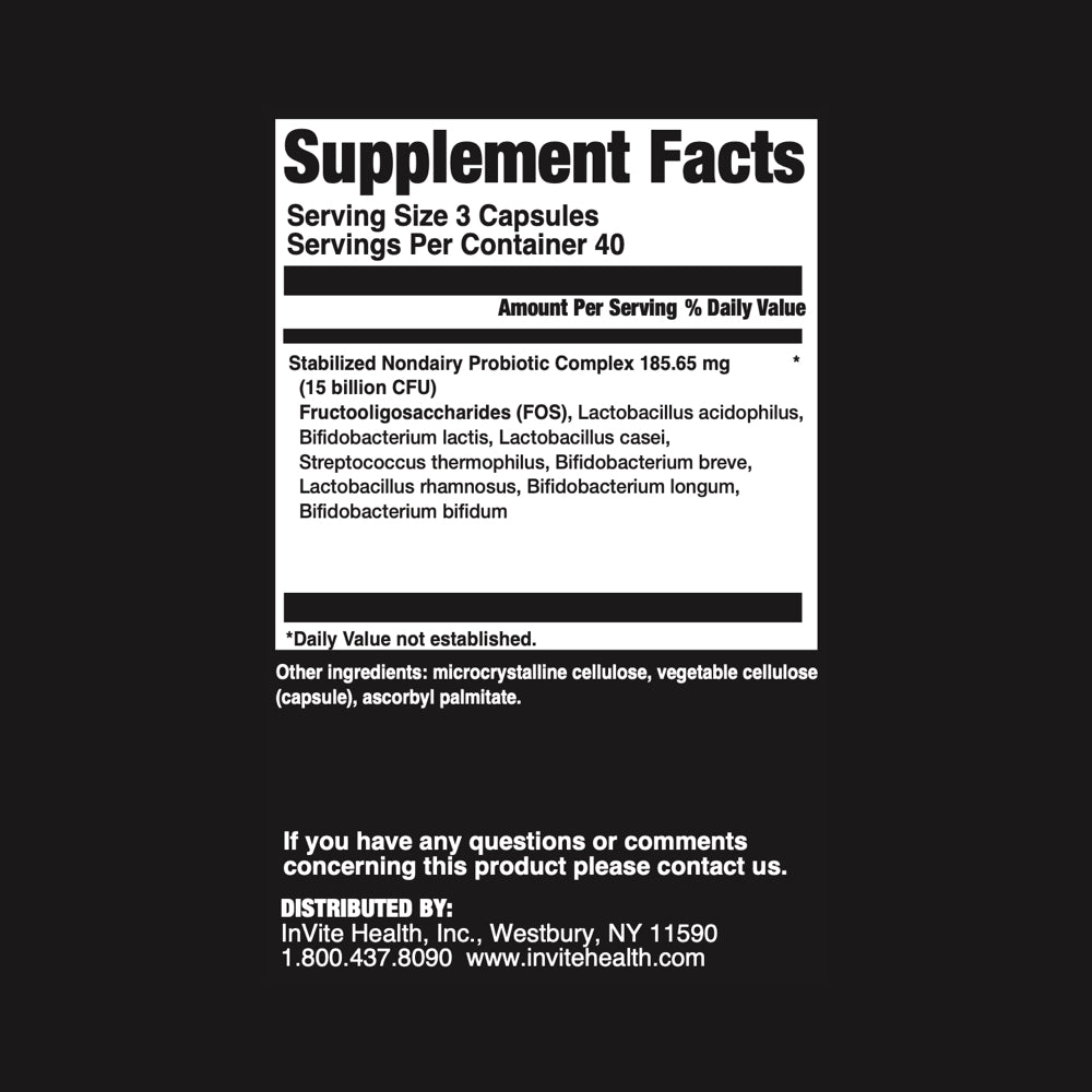 Probiotic Maintain Ingredients