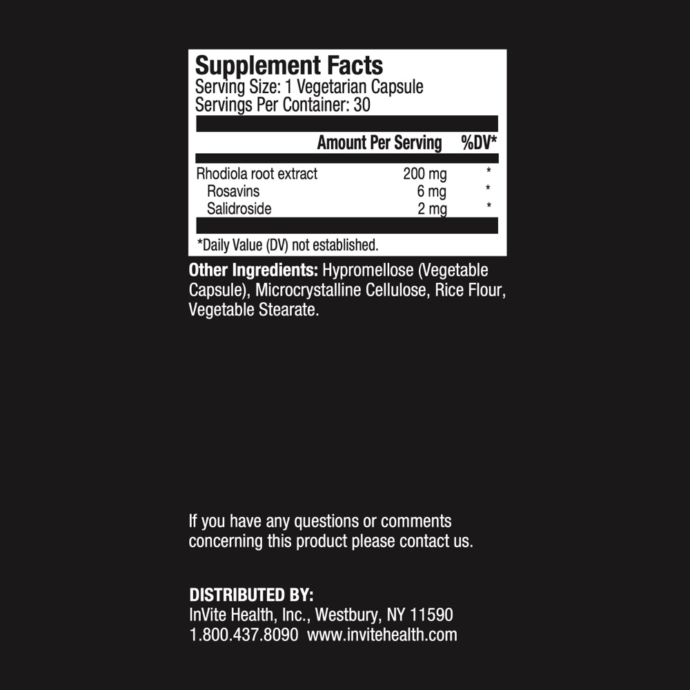 Rhodiola Ingredients