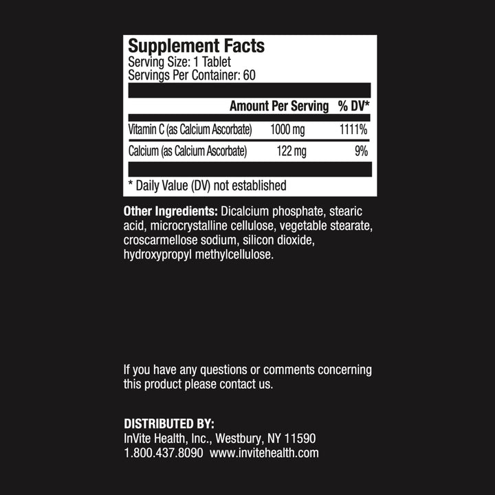 Vitamin C Buffered 1000 mg Ingredients