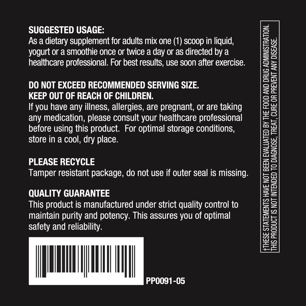 Whey Protein Vanilla Directions
