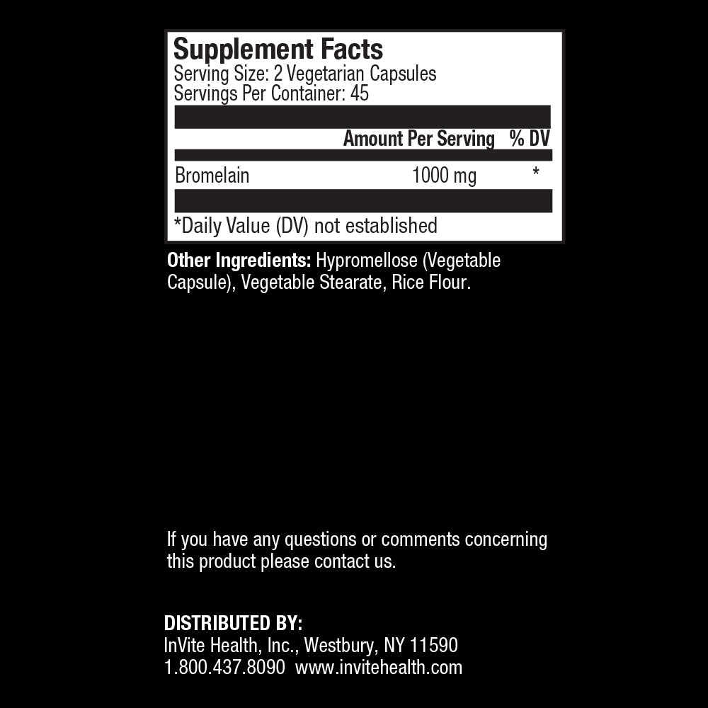 bromelain supplement facts