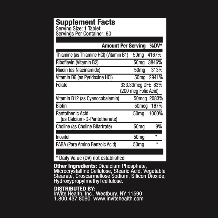 B-Complex 50 Ingredients