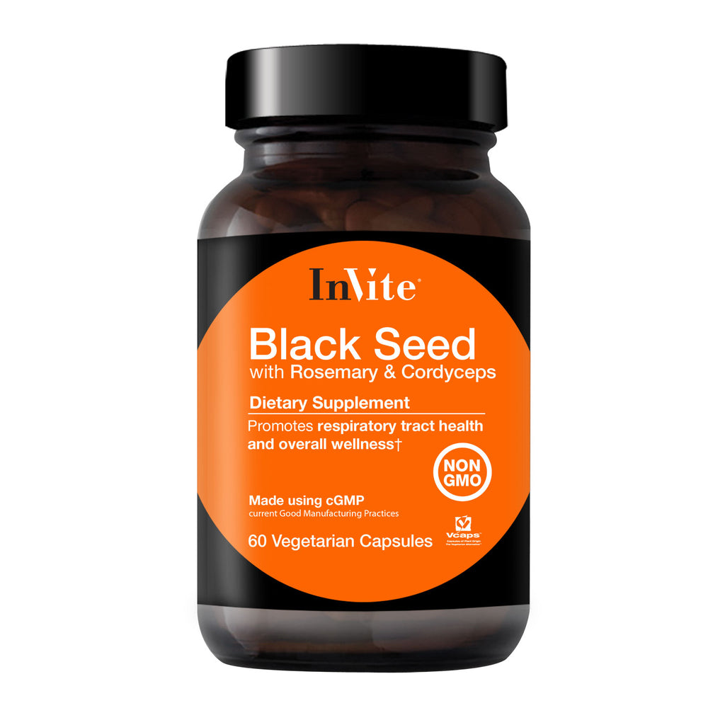 InVite Black Seed with Rosemary & Cordyceps | Health Supplement