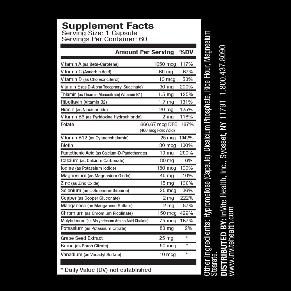 Daily Multivitamin with Grape Seed Extract