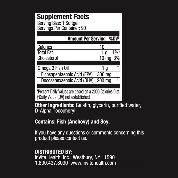 Fish Oil 1000mg Ingredients