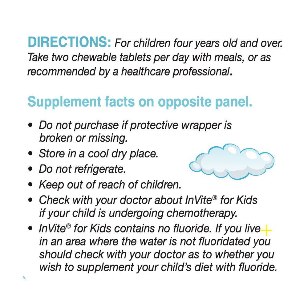 Kids Chewable Multivitamin Directions