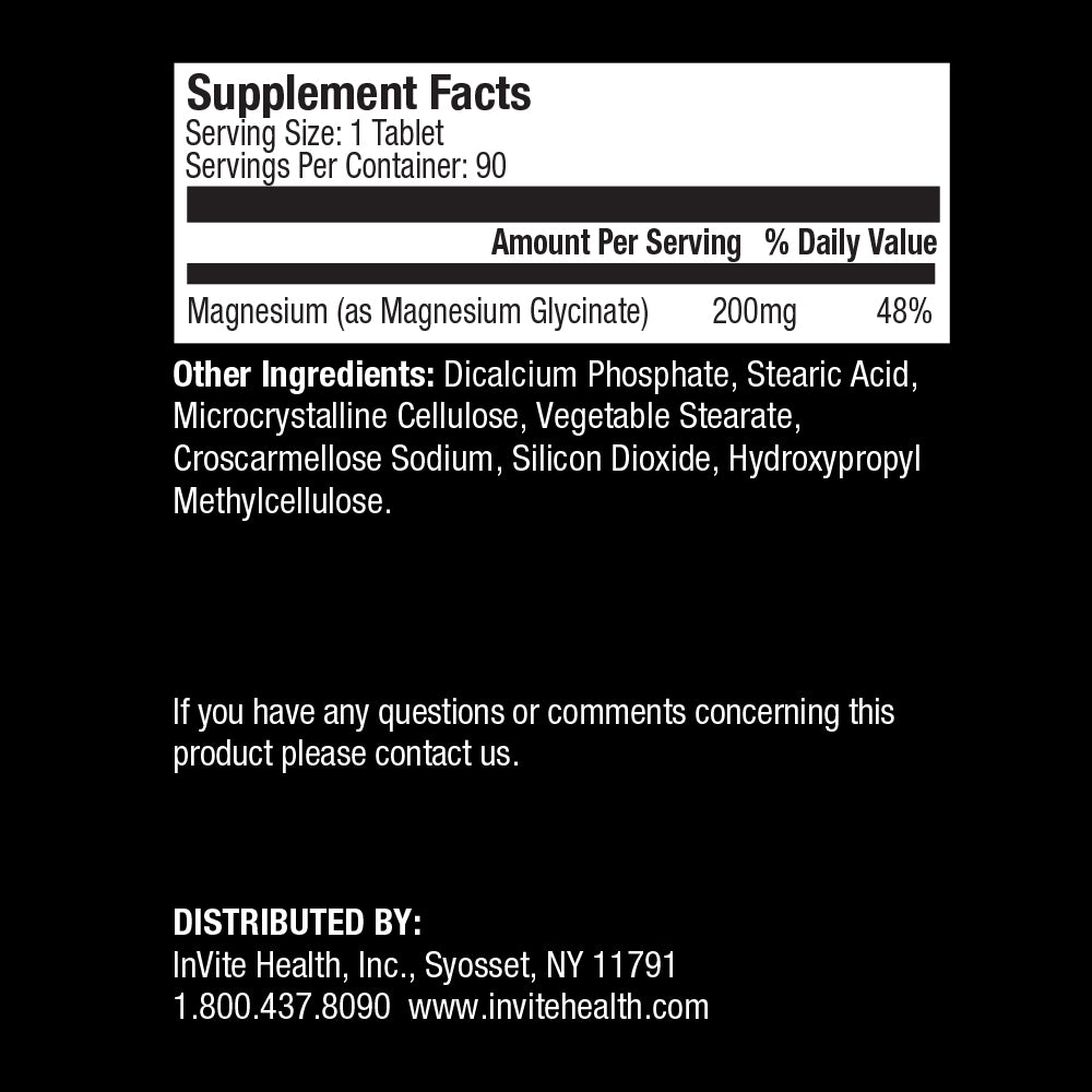 InVite Magnesium Glycinate | Health Supplement InVite Health InVite Magnesium Glycinate | Health Supplement InVite Health