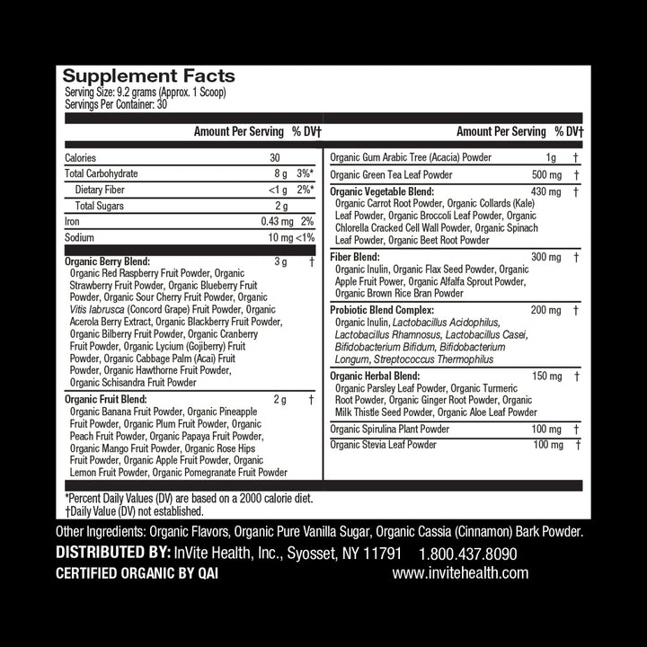 Organic Greens Plus Hx