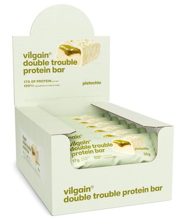 Double Trouble Protein Bar Pistachio 1 Box (12 Bars)