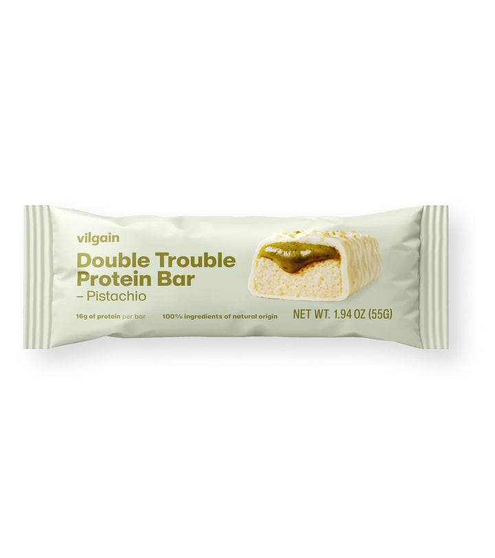 Double Trouble Protein Bar Pistachio 1 Box (12 Bars)